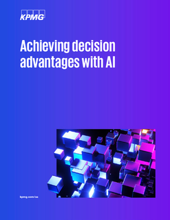 Achieving decision advantages with AI
