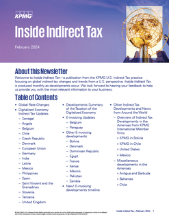 Inside Indirect Tax - February 2024