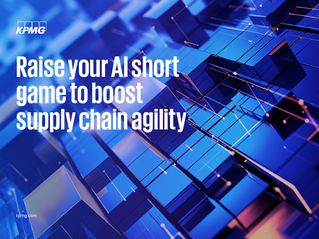 Raise your AI short game to boost supply chain agility